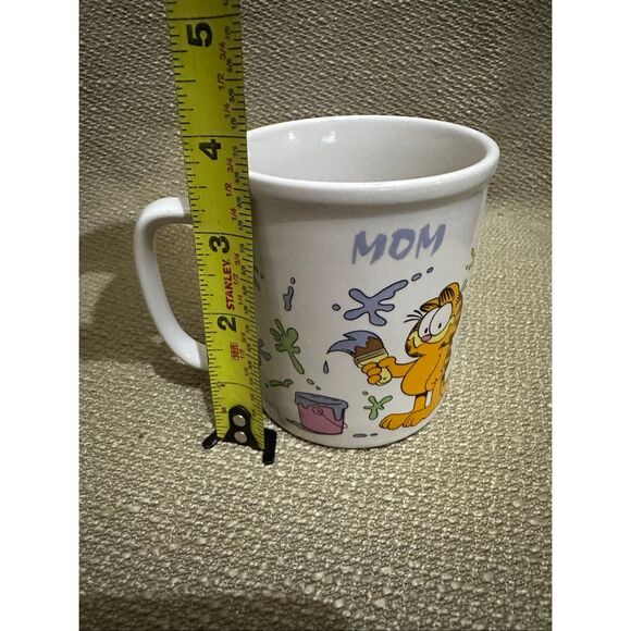 Vintage 1978 Garfield Cat Ceramic Coffee Tea Cup Mug Mom - Picture 7 of 8